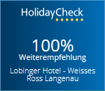 Holiday Check: positive Hotel Bewertung
